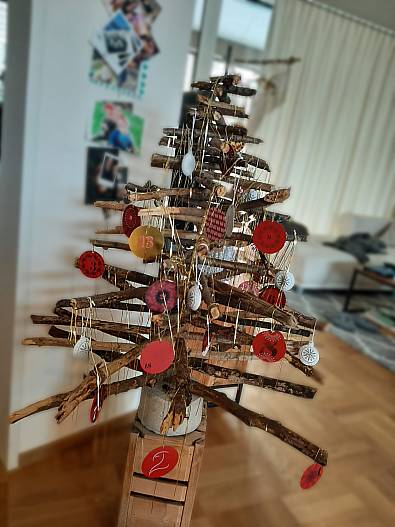 Der kleine X-Baum mit X-Tiketten in Aarau